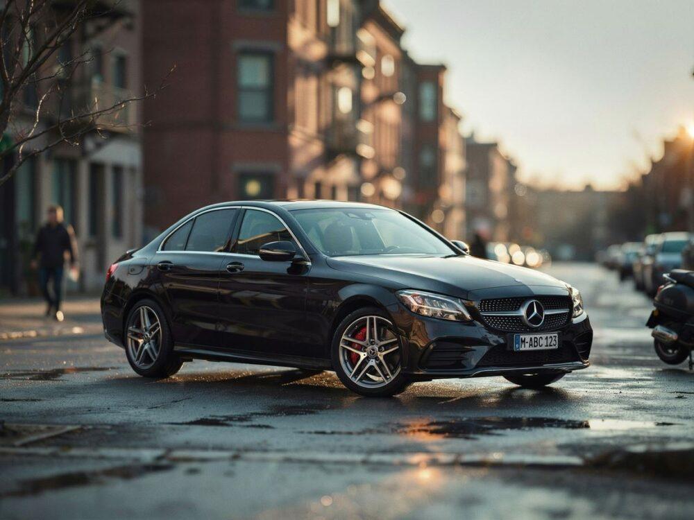 Mercedes C W206 detal reflektora