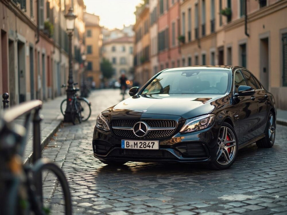 Mercedes C W206 tył samochodu