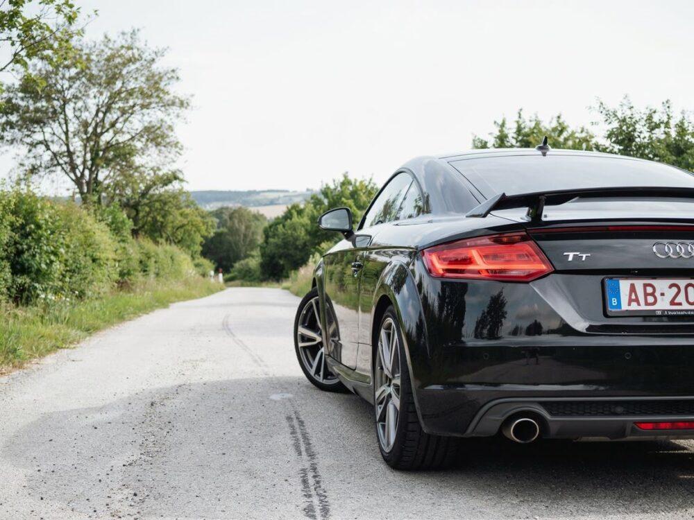 detal spoiler nadbagażnik Audi TT