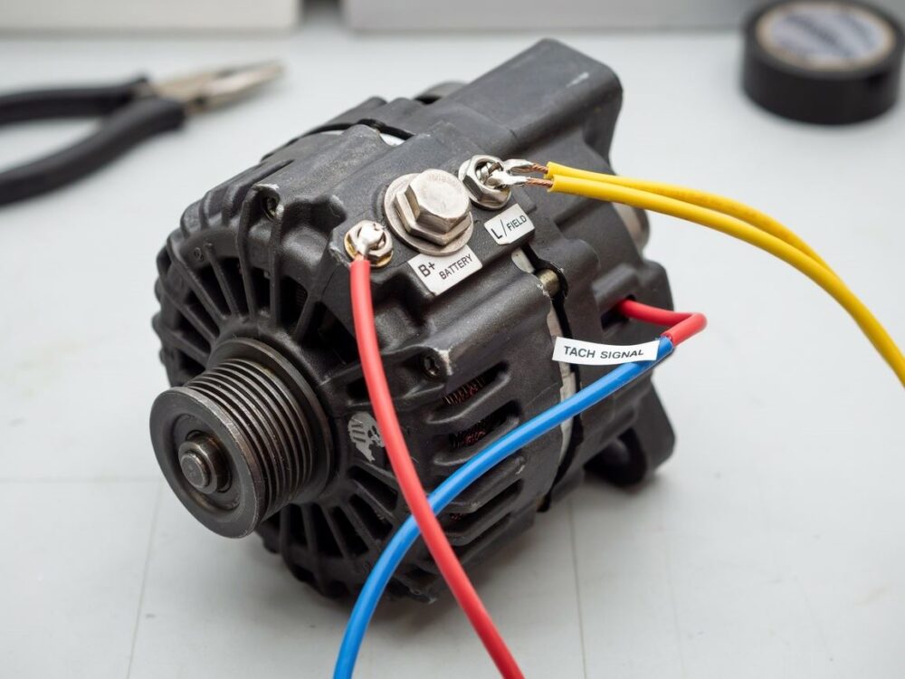 kabel łączący obrotomierz z alternatorem