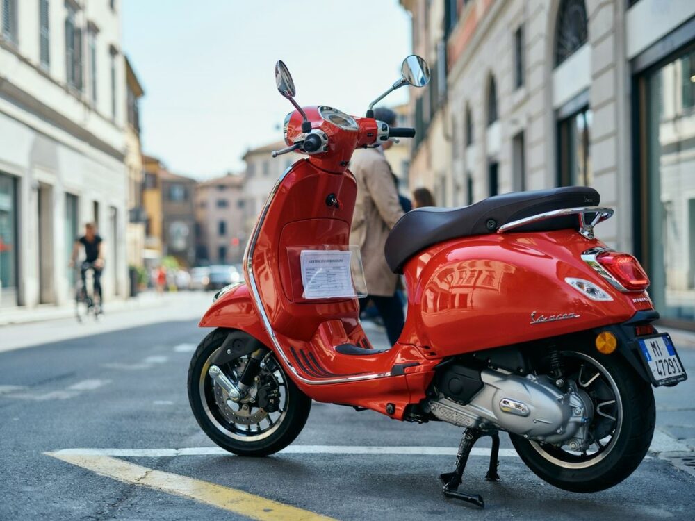 motorower na drodze