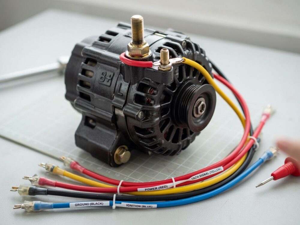 schemat instalacji obrotomierza