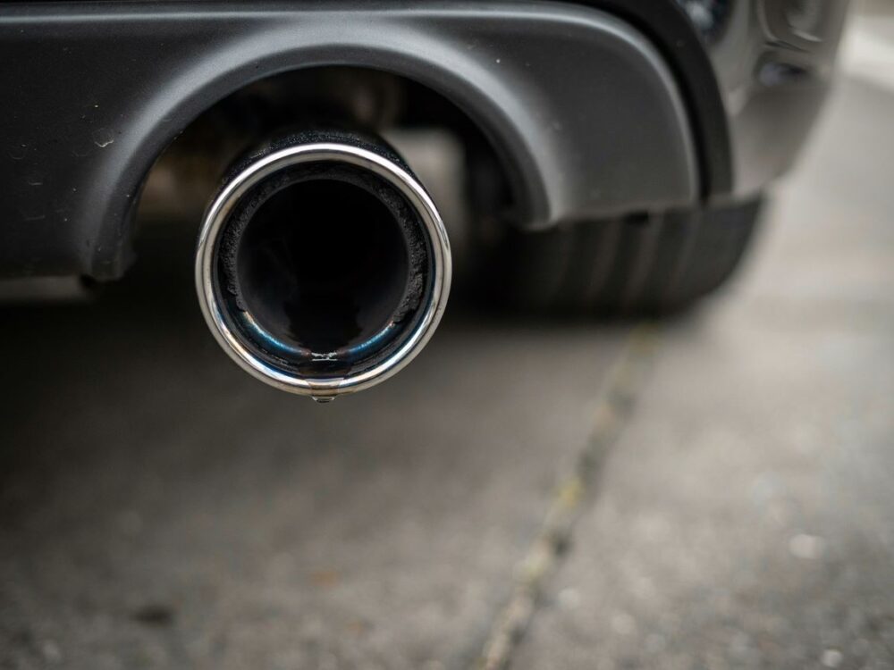 układ wydechowy z filtrem DPF