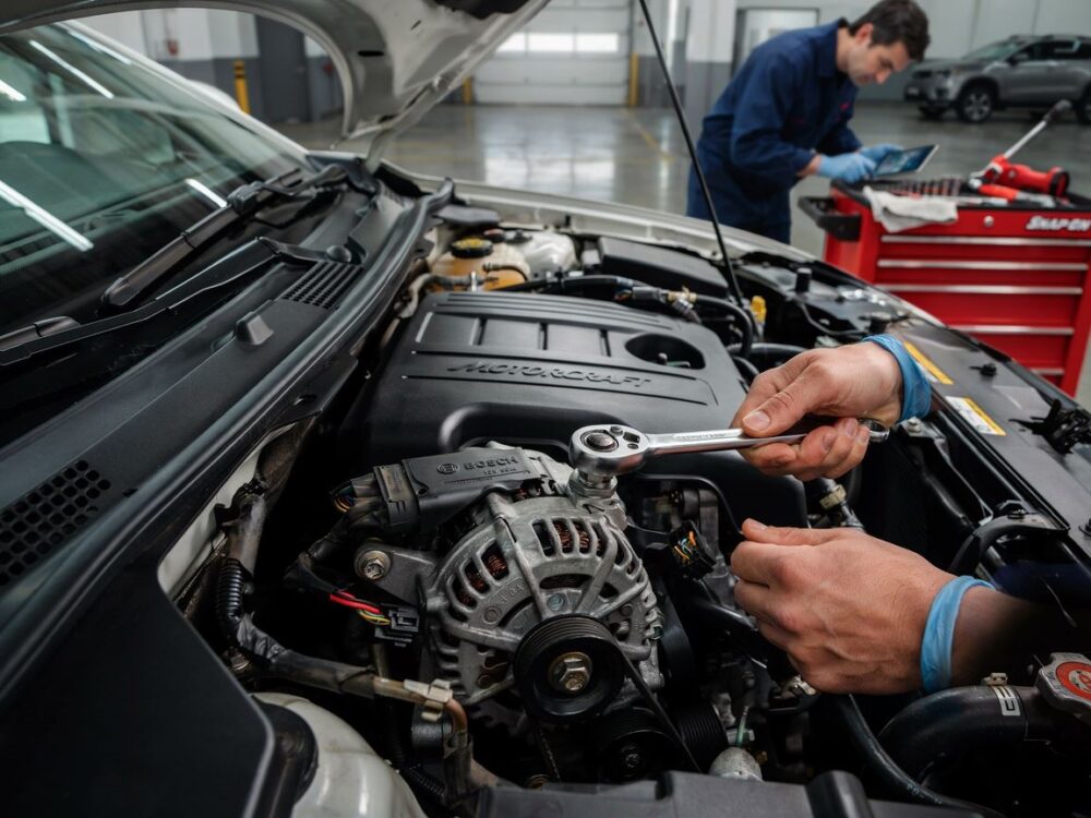 Alternator Matiz wymiana krok po kroku jak samodzielnie wymienić alternator w Daewoo Matiz