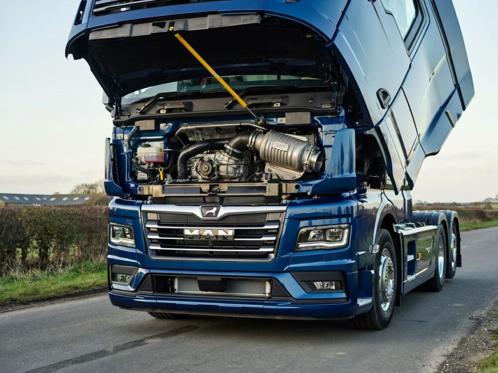 wypalanie filtra dpf w man tgx